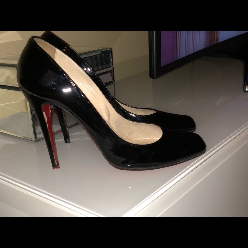 Black Patent Christian Louboutin Pumps